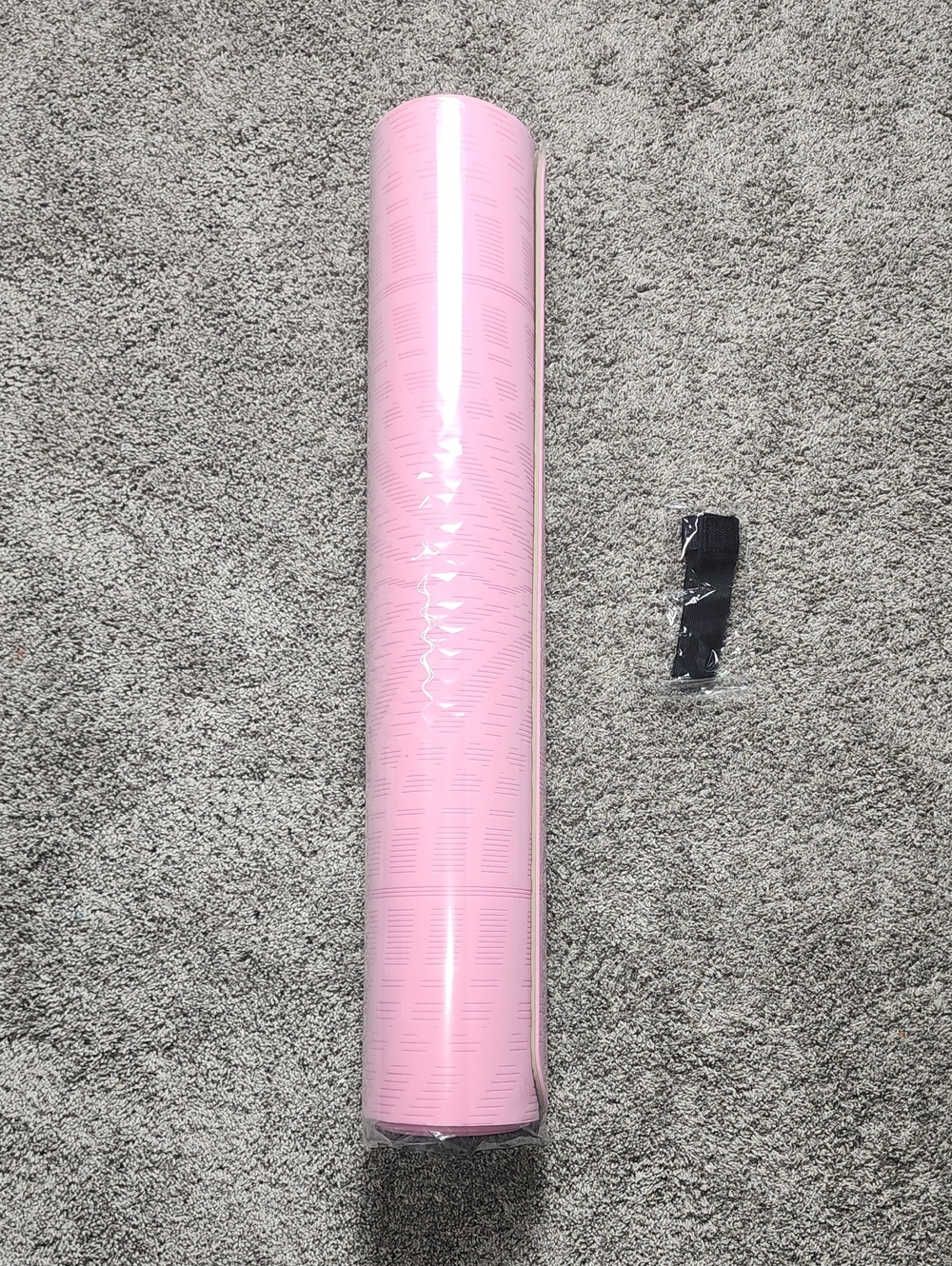 Lollipop 6mm Thick Yoga Mat 72" x 32" Pink/Green New